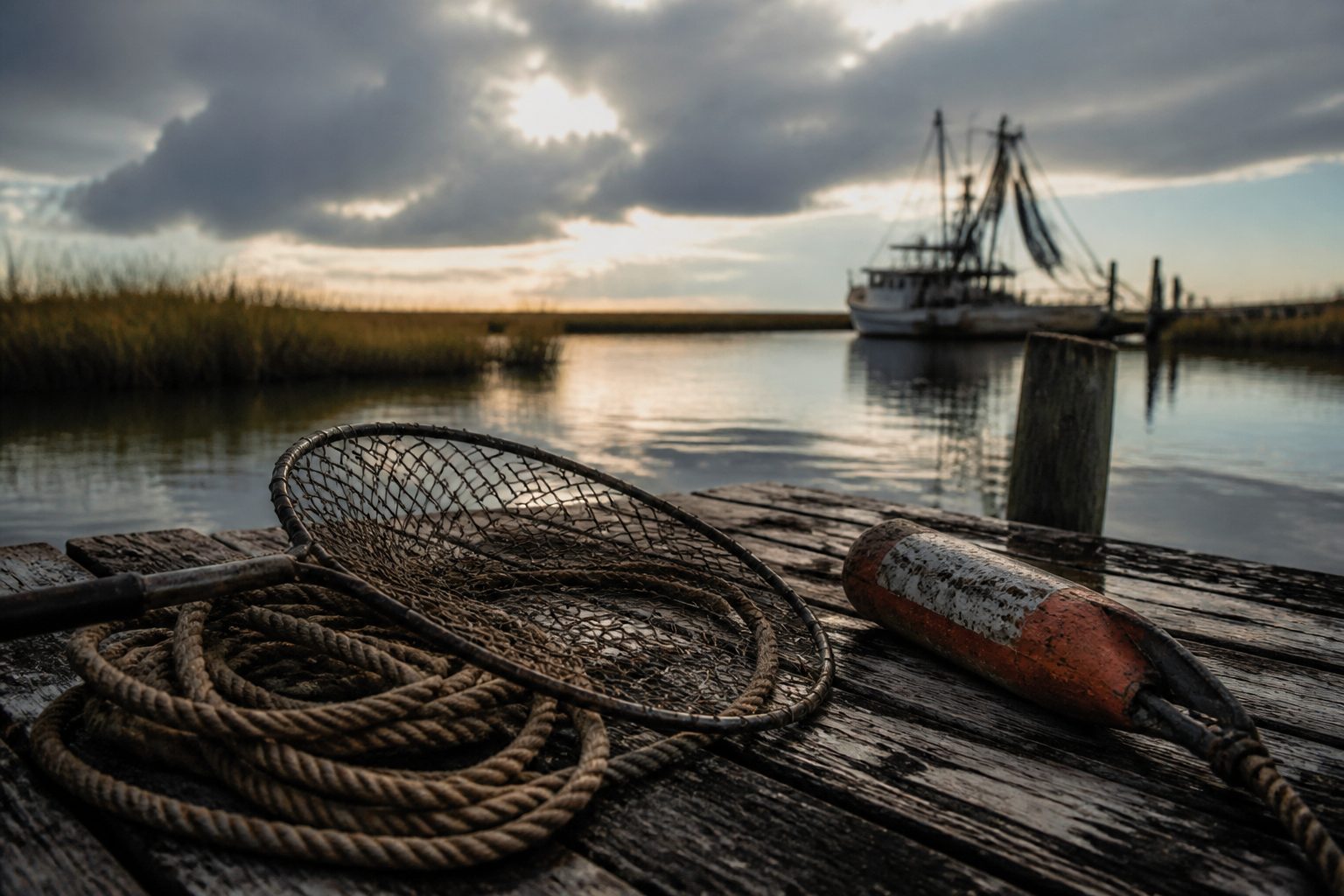 Lowcountry tidal water and marshland where anglers learn to read current, structure, and tide